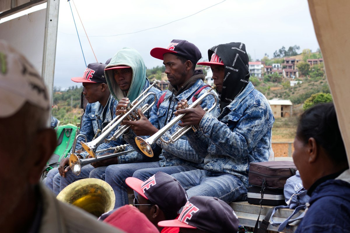 Uniforms for the Agona Swedru youth band