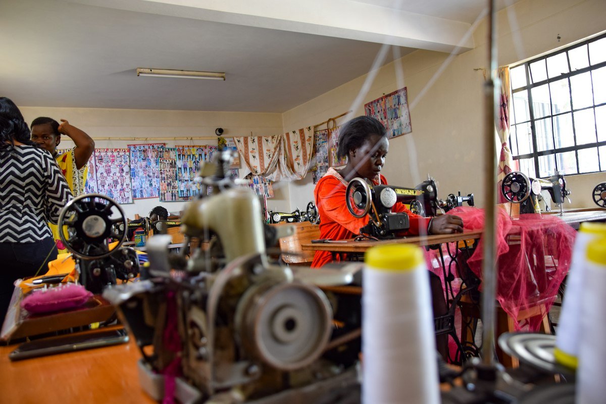 Sewing machines for a Kasoa skills centre