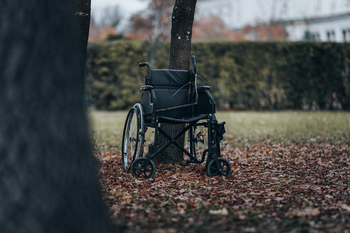 A new wheelchair and ramp for Grandma Abena