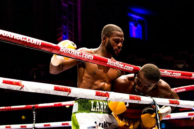 Gloves and a ring for a Bukom boxing gym