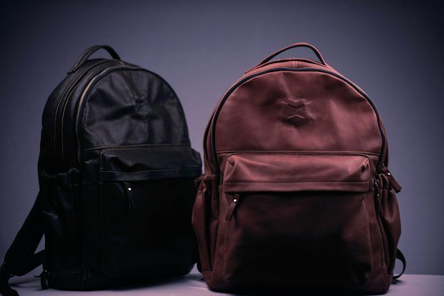 Rain-ready school backpacks made from recycled sachets
